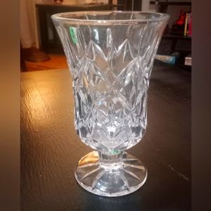 Vintage Crystal pedestal vase